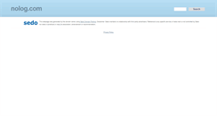 Desktop Screenshot of nolog.com